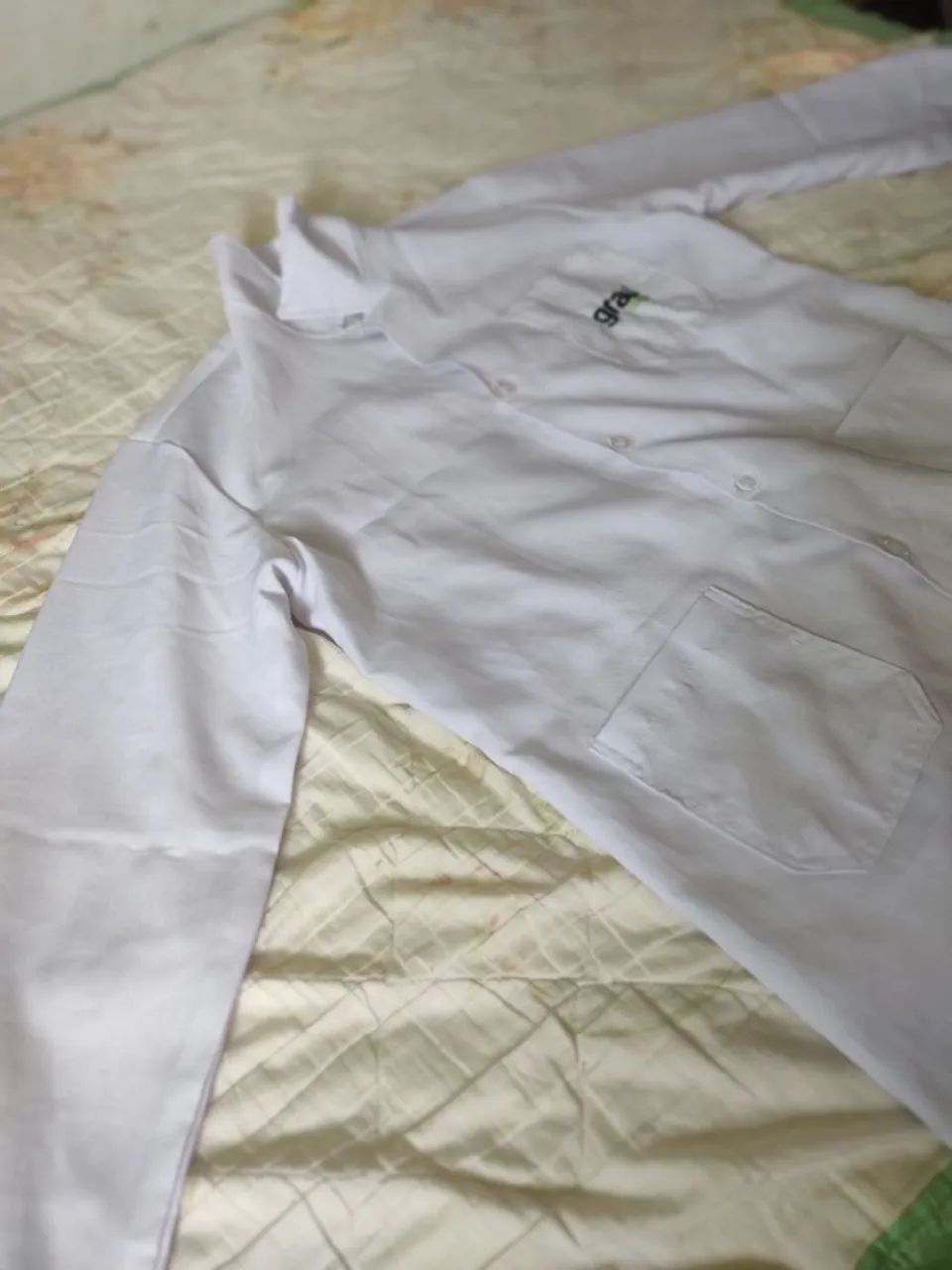 Jaleco Branco Tamanho G - Grau Técnico - Ótimo Estado - Foto 4