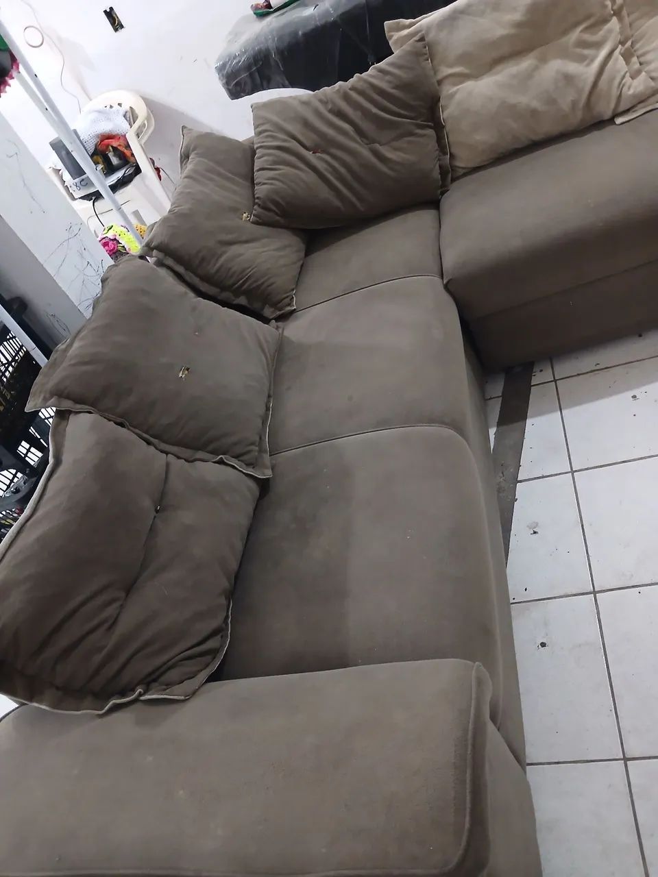 Vendo um sofa de canto usado  - Foto 5