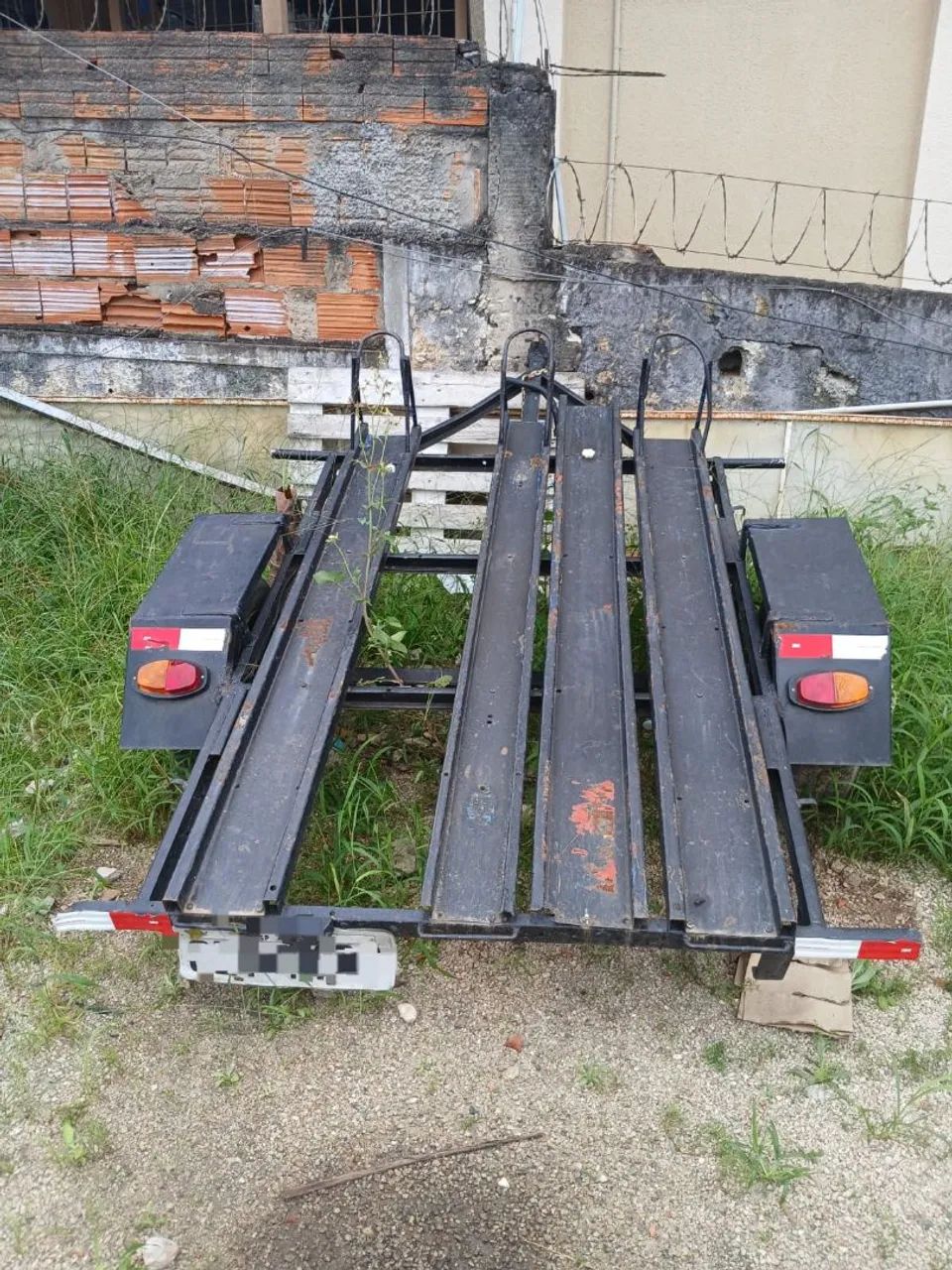 carretinha para reboque de motos