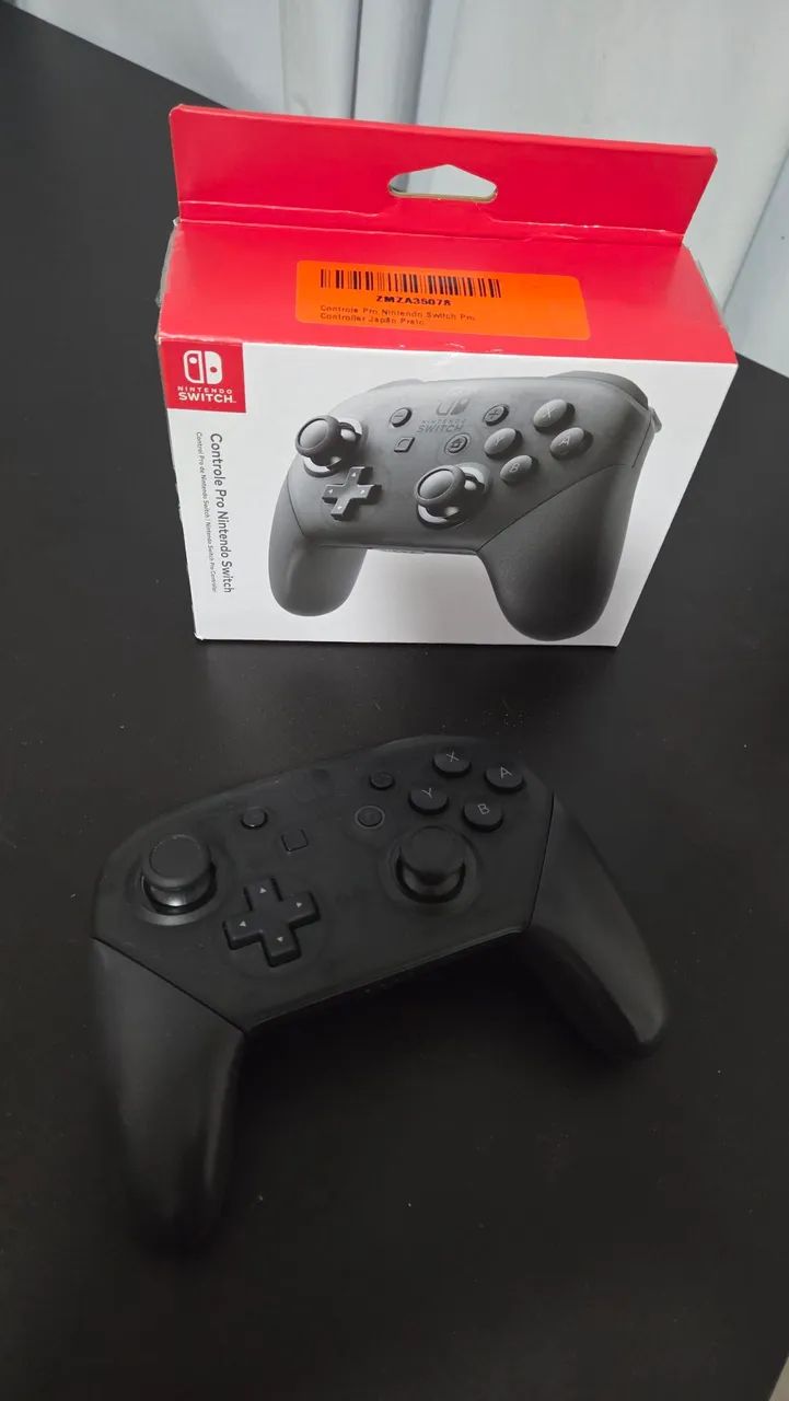 Nintendo Switch OLED + 3 Jogos + Pro Controller + Case + Caixa - Foto 4