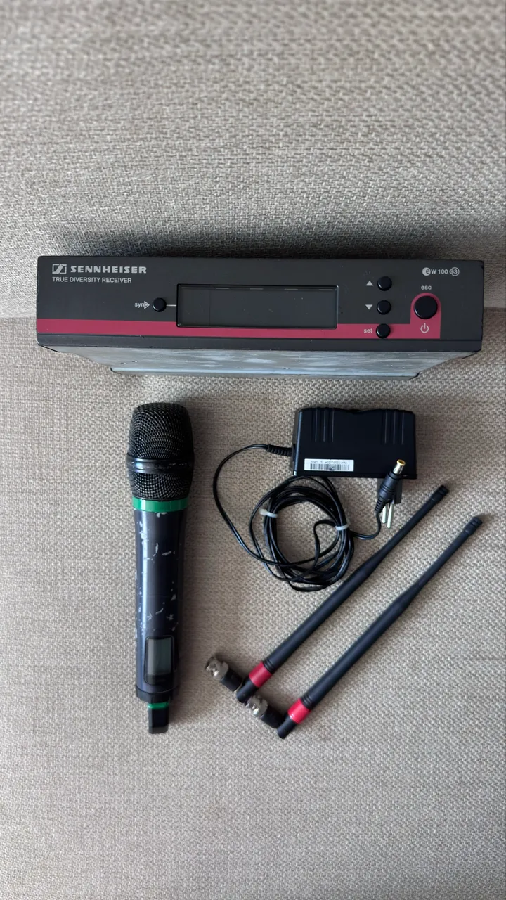 Sennheiser EW 100 G3 ワイヤレスマイクセット（e835） Produtos com até 15 OFF no PIX KaBuM