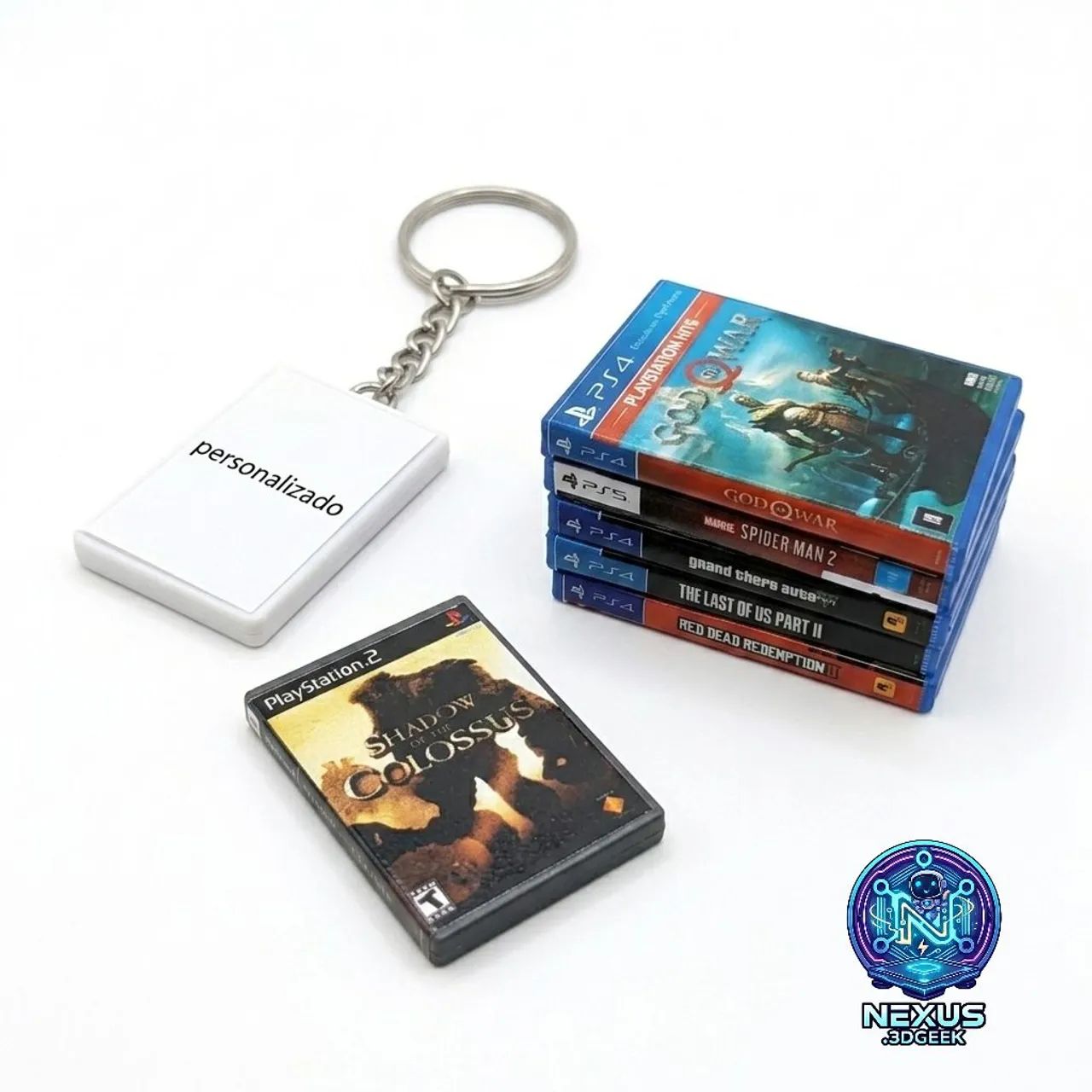 Chaveiro capas de jogos