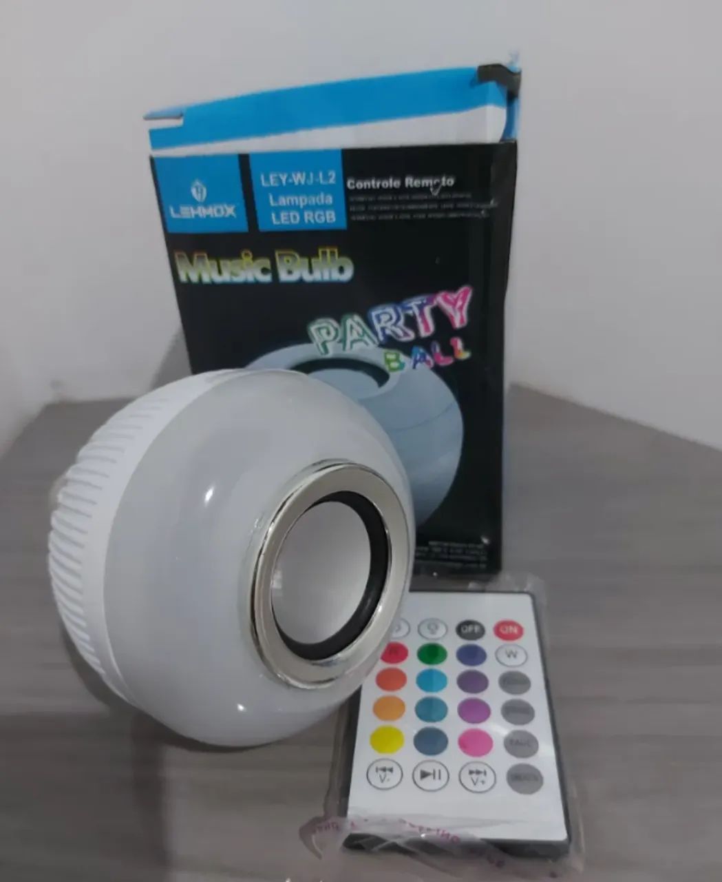 Lâmpada Bluetooth Som - Pronta entrega 