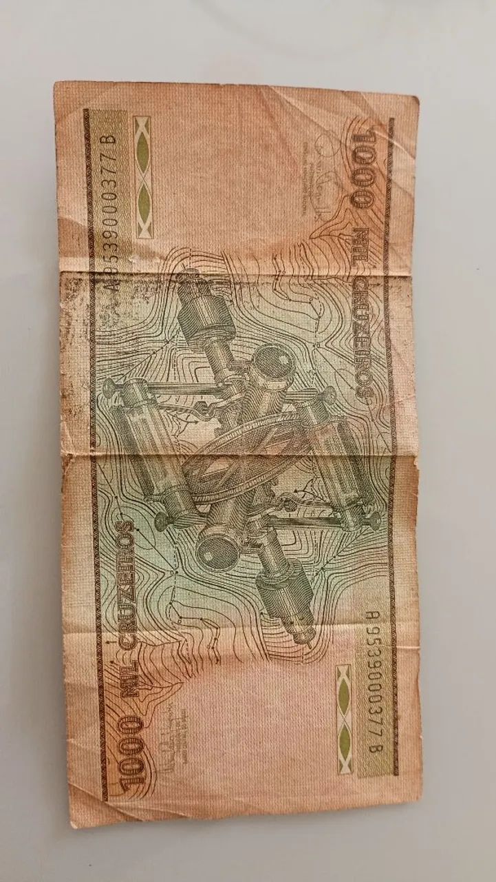 CEDULAS PRA COLECIONADOR 