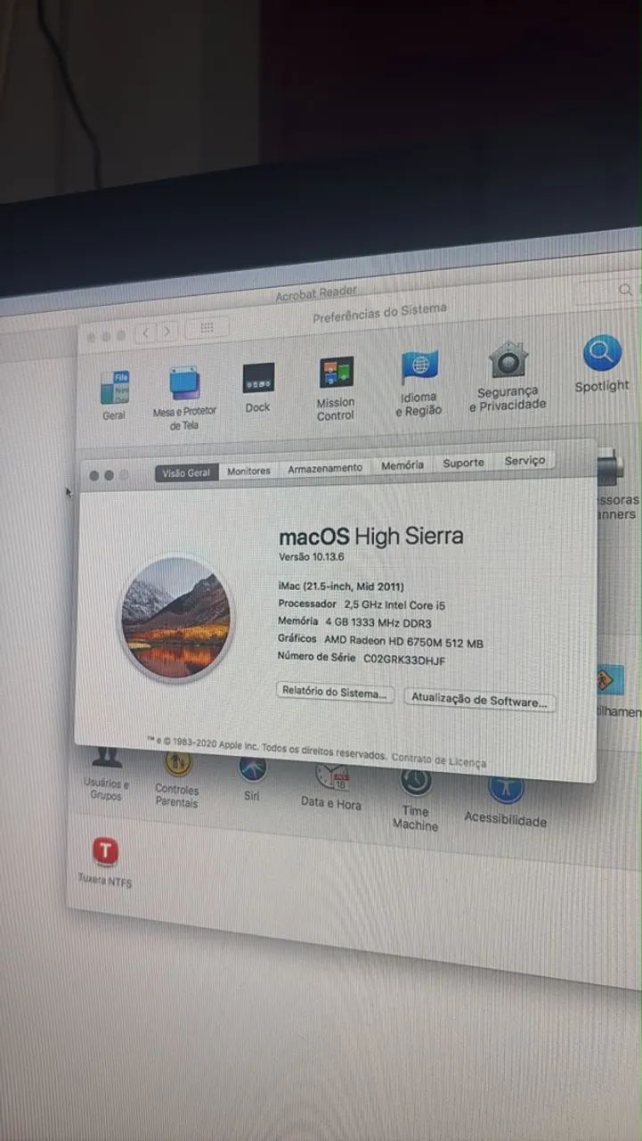 iMac 21.5 polegadas mid 2011