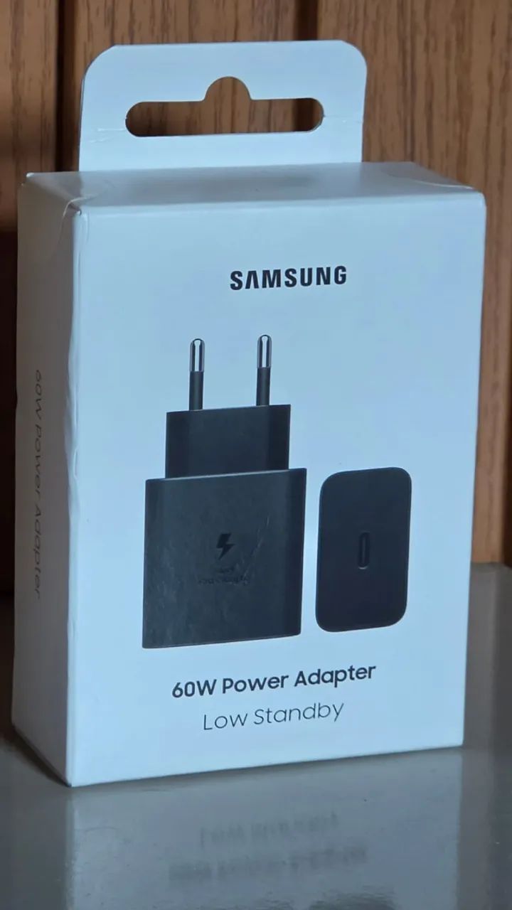 Carregador Samsung Original 60w Super Turbo Tipo-c Sem Cabo