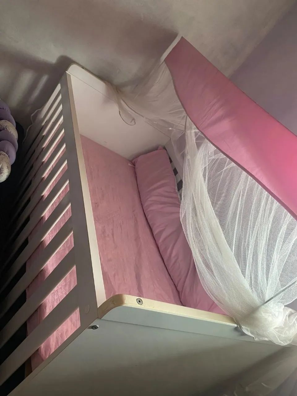 Berço americano/vira mini cama - Foto 4