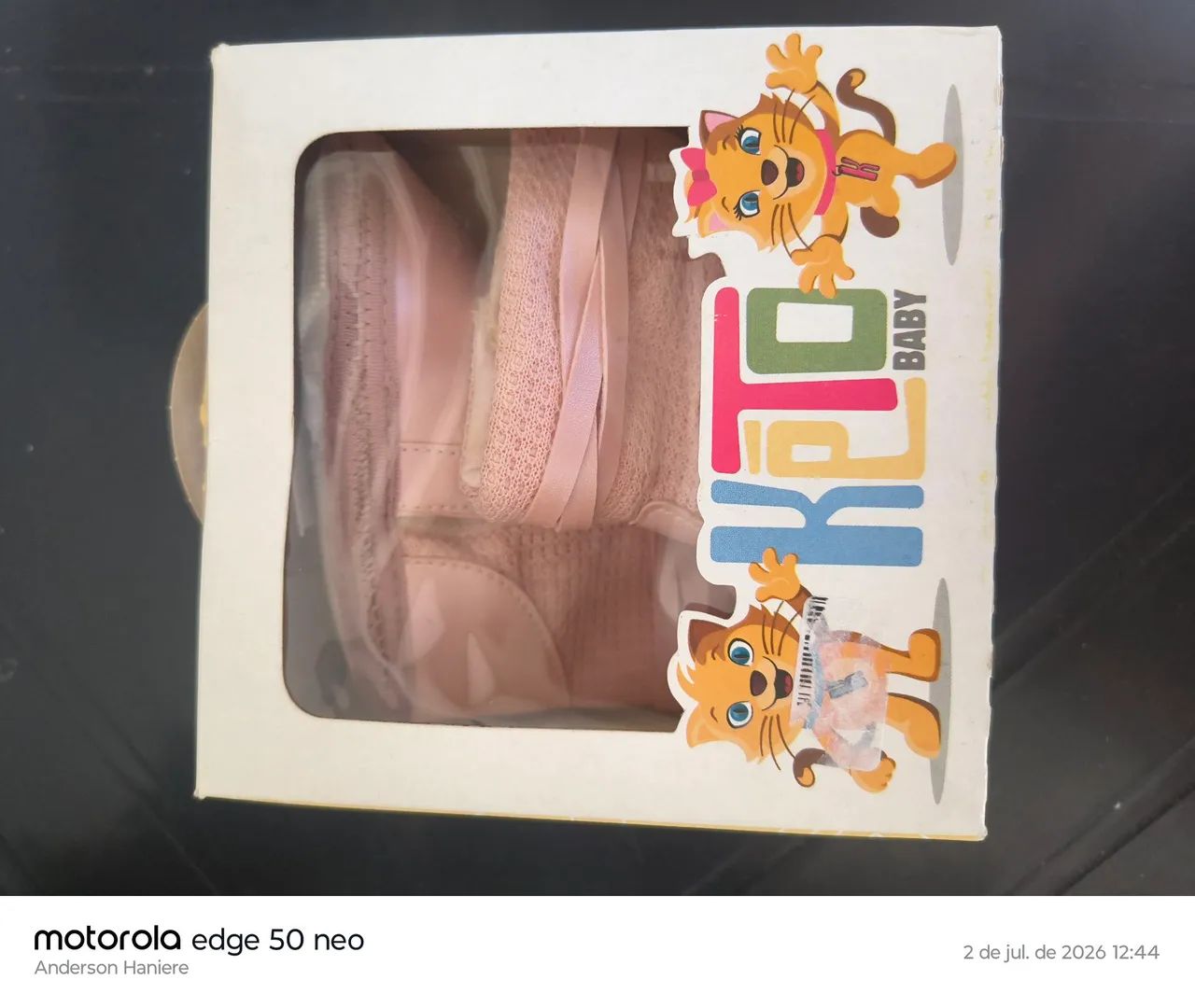 Botas para bebê 