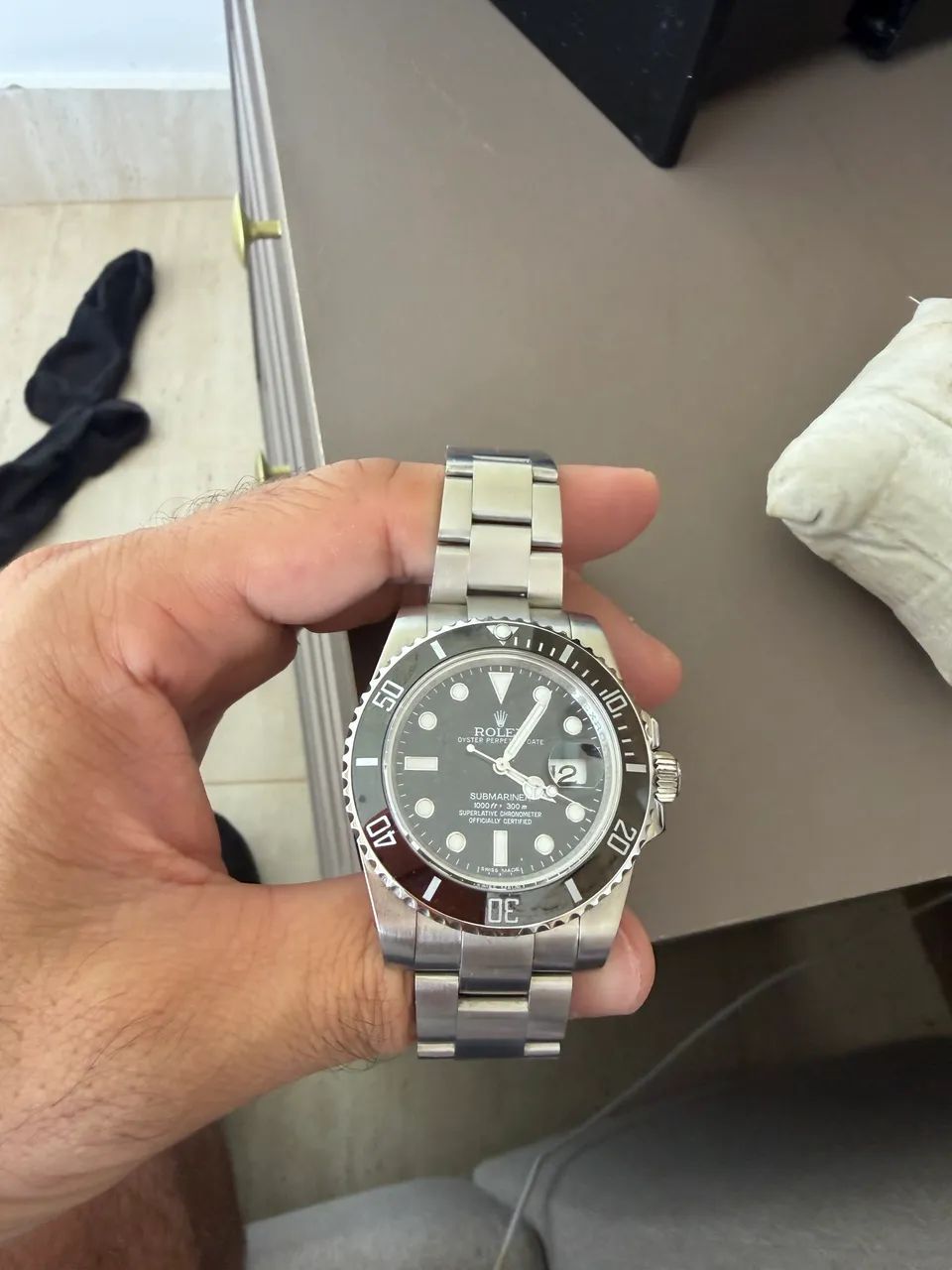 Relógio Rolex SUBMARINER máquina eta