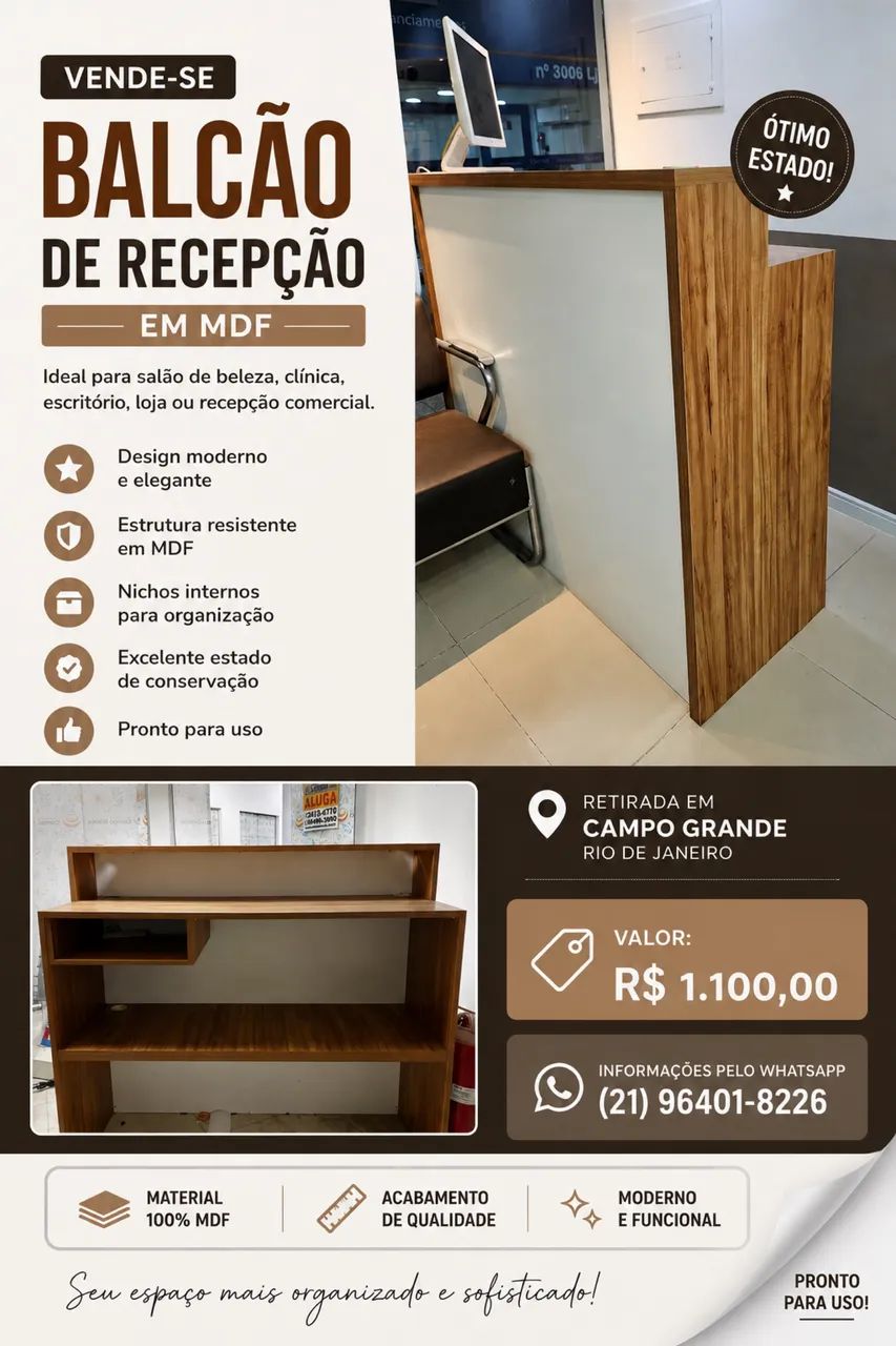 Balcão Recepção 