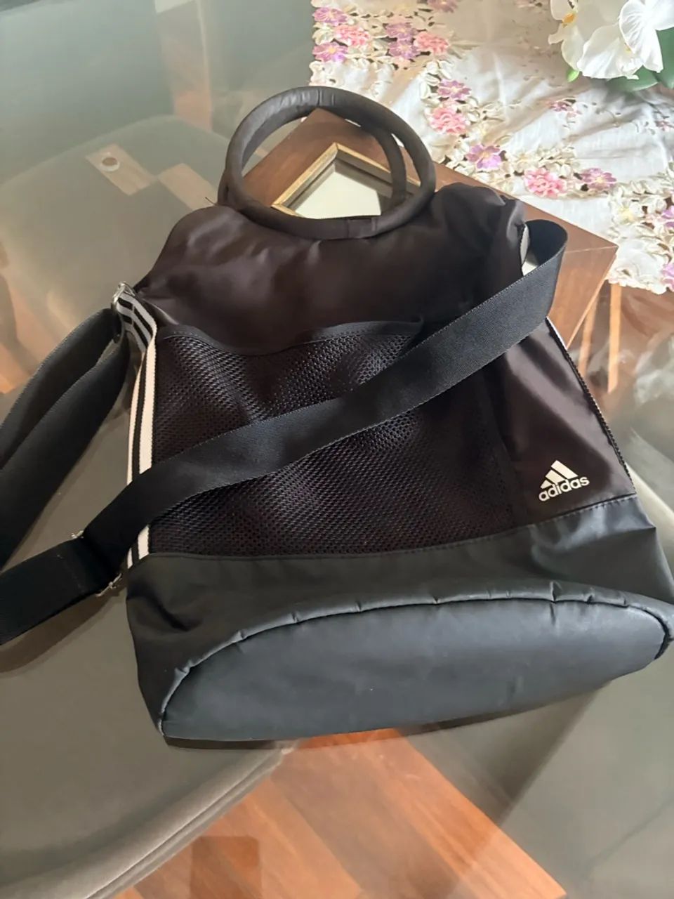 Bolsa Adidas Original com Compartimento para Notebook - Academia e Trabalho - Foto 3