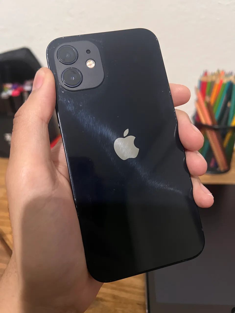 iPhone 12 Preto Tudo Funcionando  - Foto 2