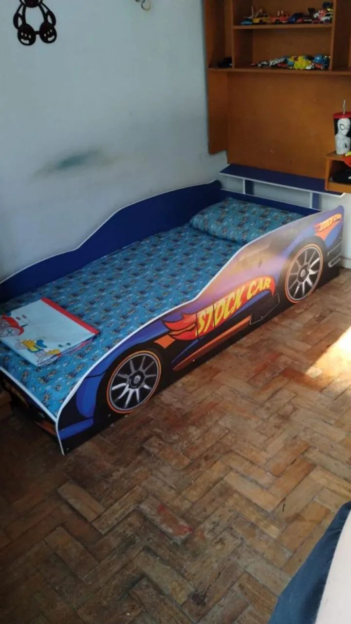 Cama infantil de carrinho solteiro leia o anúncio  - Foto 2