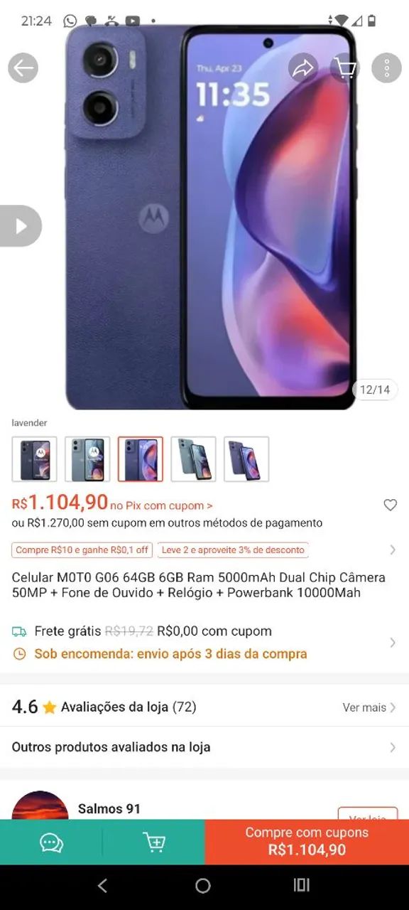 Vendo celular 