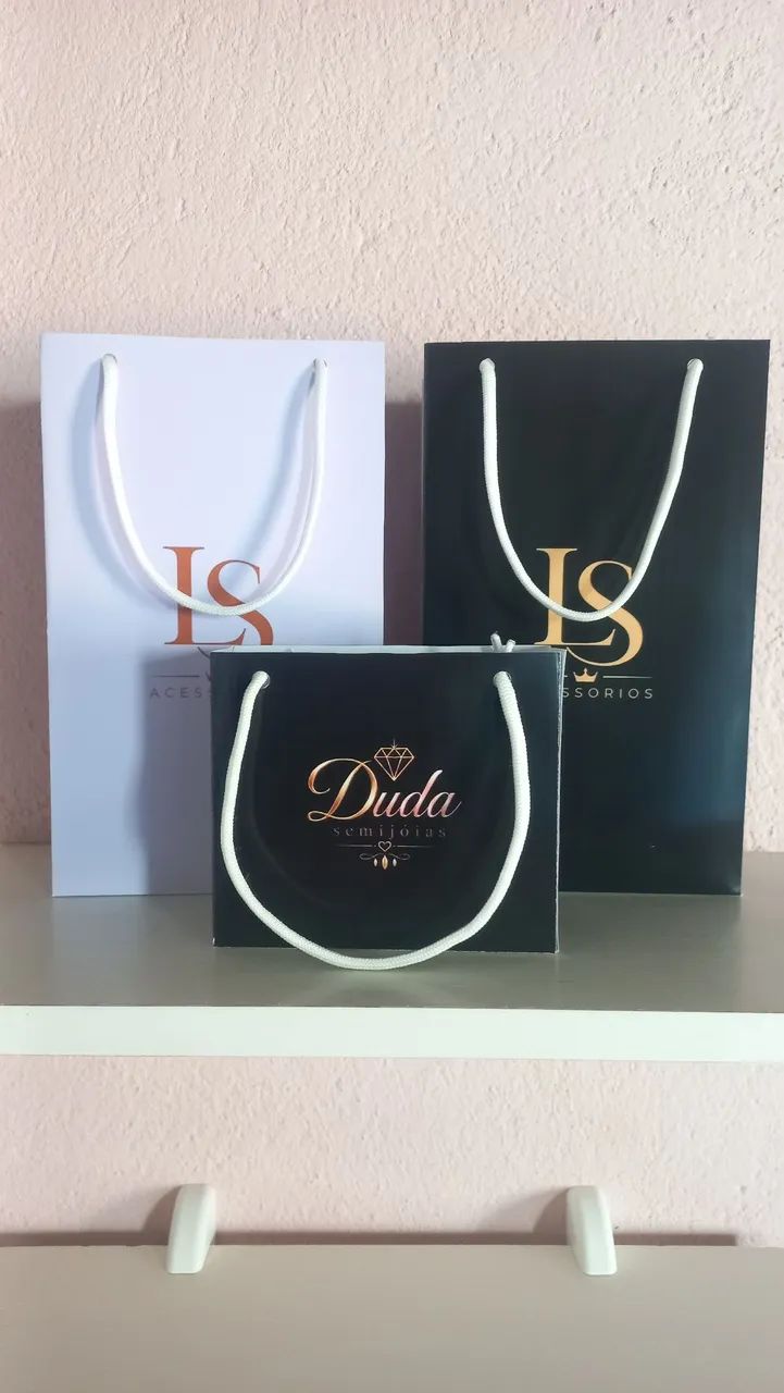 Sacolas personalizadas para sua loja 
