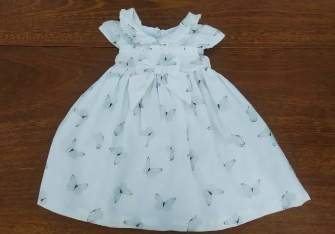 Vestido Bebê Borboleta Da Possum - Tamanho 18 Meses