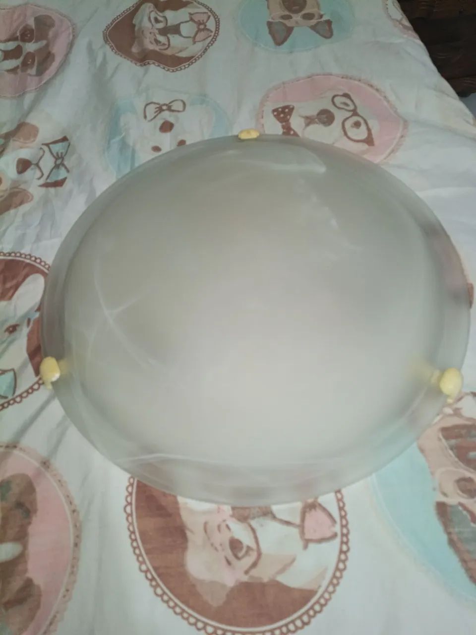 Plafon de 40cm com 3 lampadas