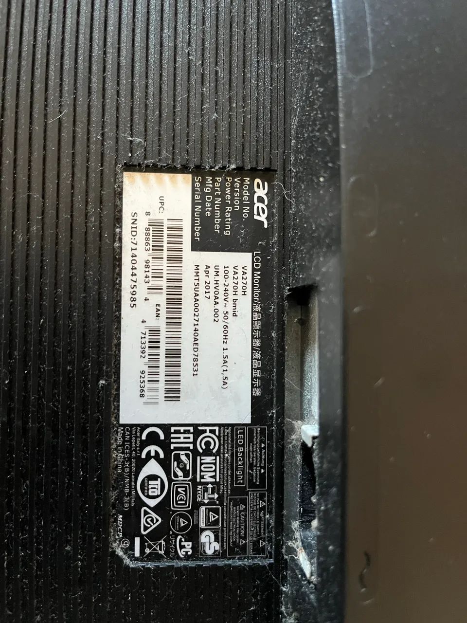 Monitor Acer 27 polegadas  - Foto 2
