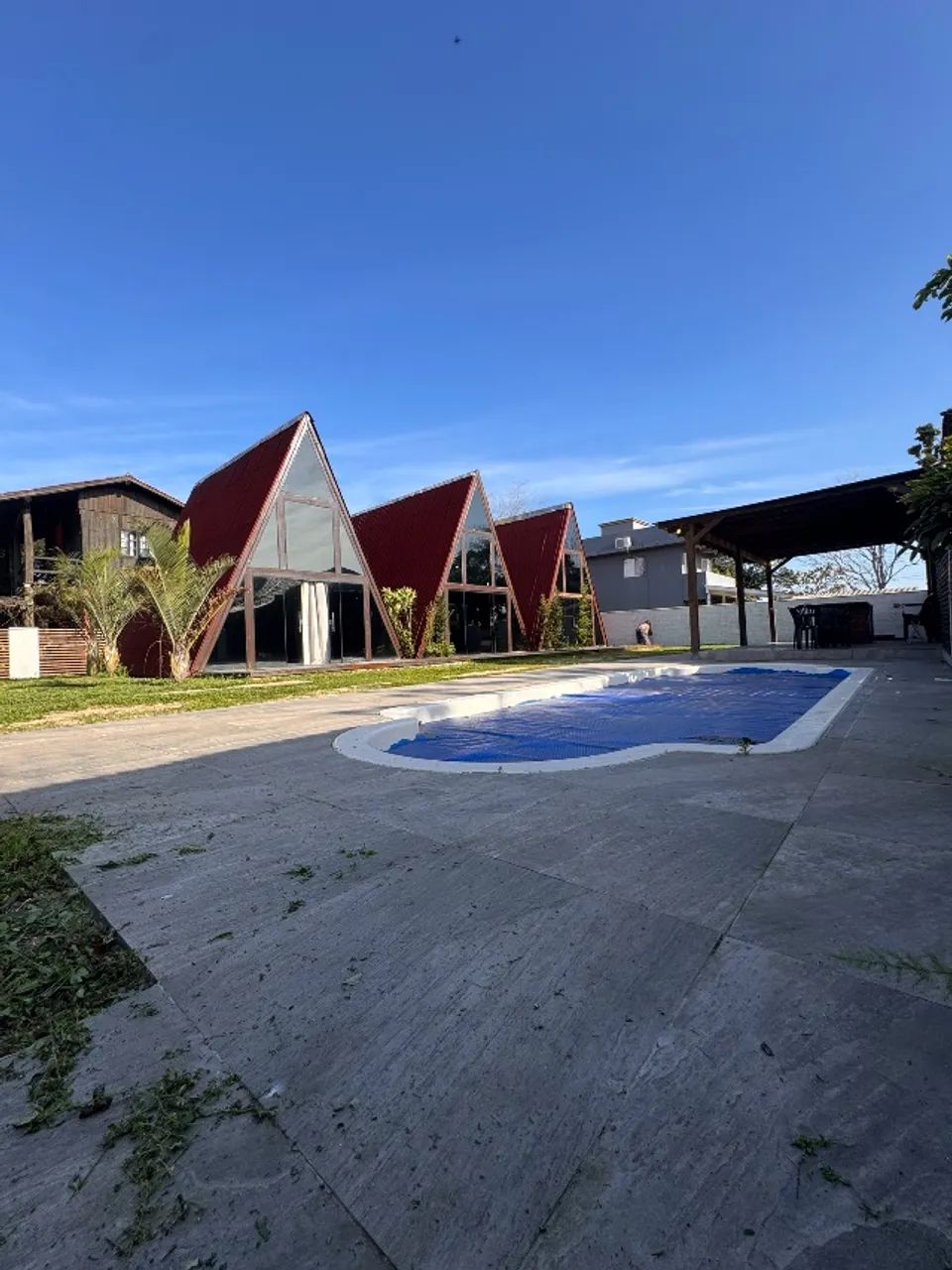 Cabana na praia do rosa 