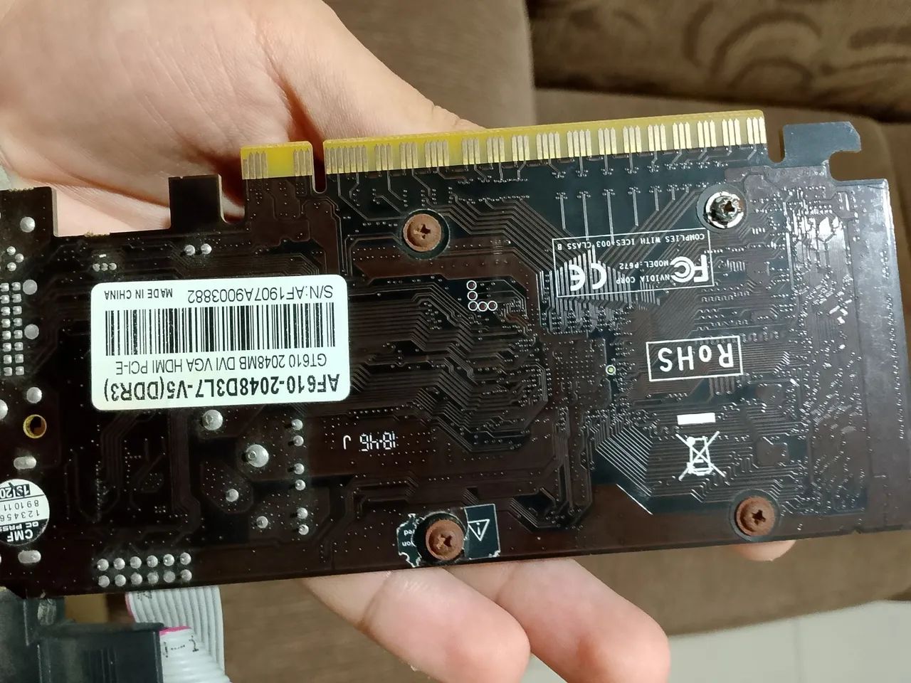 Placa de vídeo GT610 2GB FUNCIONANDO PERFEITAMENTE