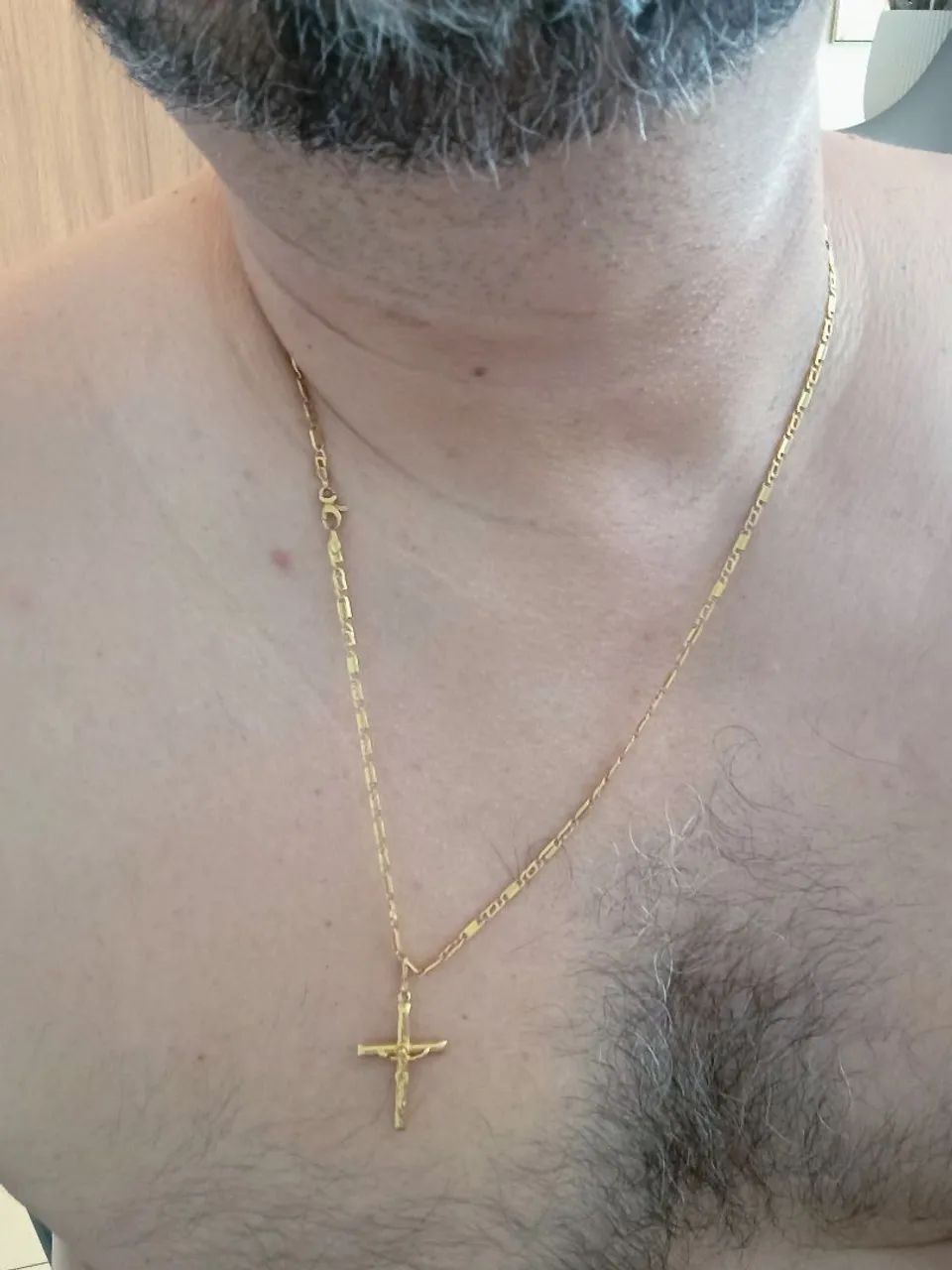 Cordão ouro 64cm com pingente  - Foto 2