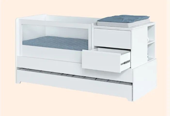 Berço Cama Multifuncional 7 em 1 Sol e Mar Divicar