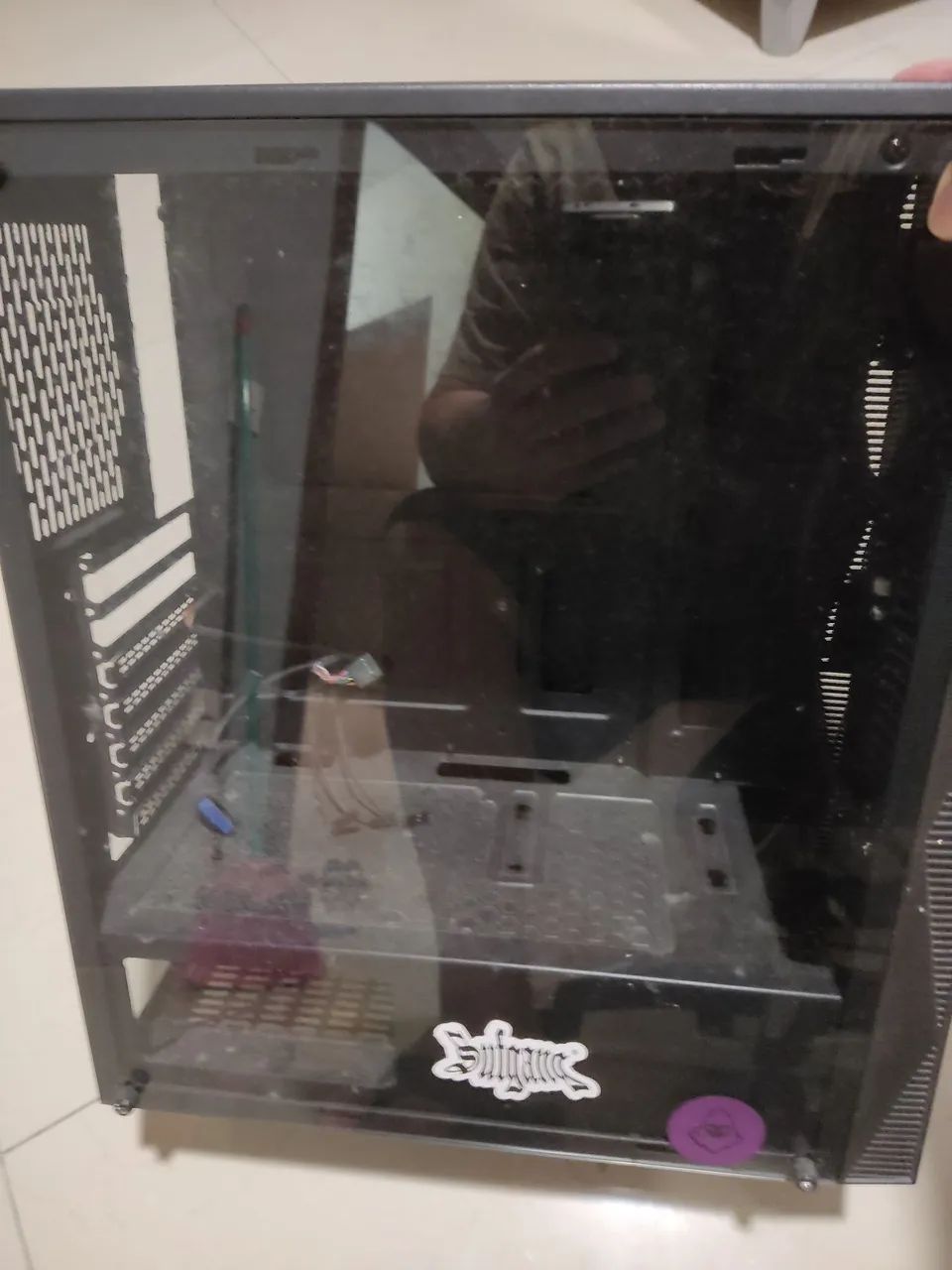 Gabinete PC com lateral de vidro.  - Foto 3