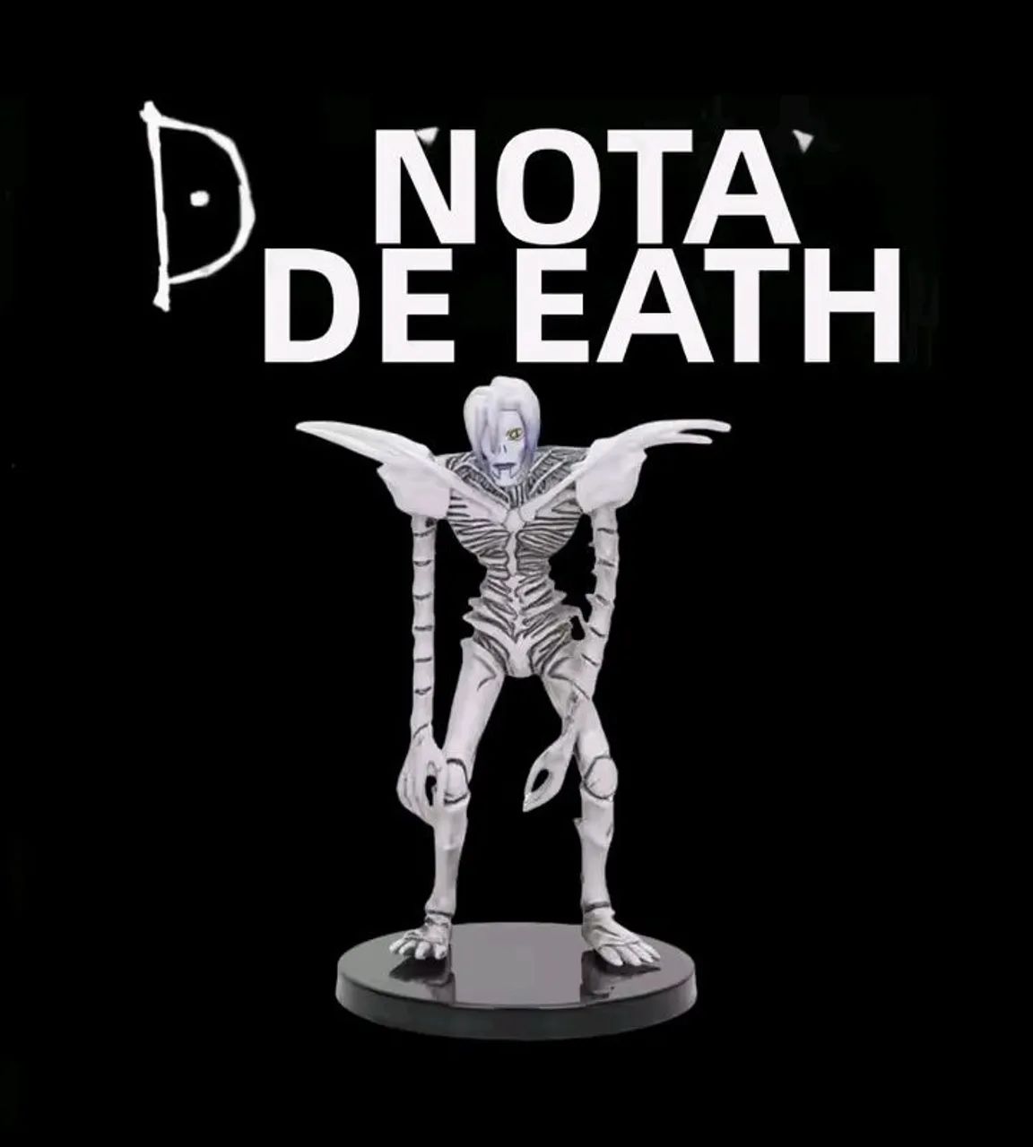 Boneco estatueta Anime Death Note Tem e Ryuk em Pvc - Foto 3