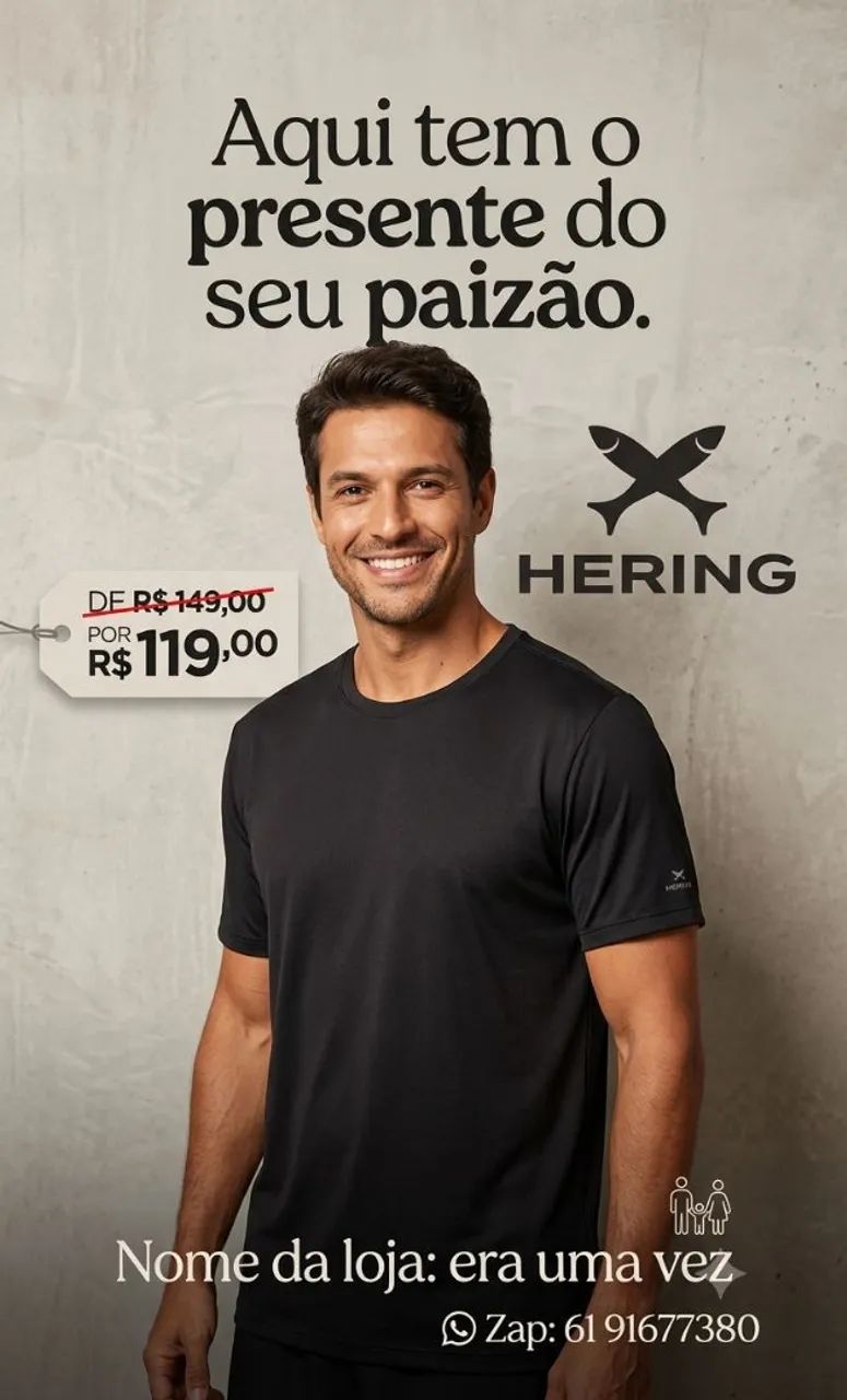 Camisa masculina Hering 