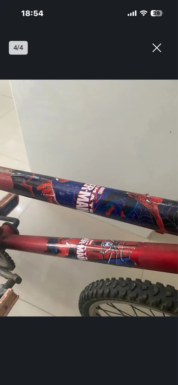 BICICLETA HOMEM ARANHA ENTREGO  - Foto 2