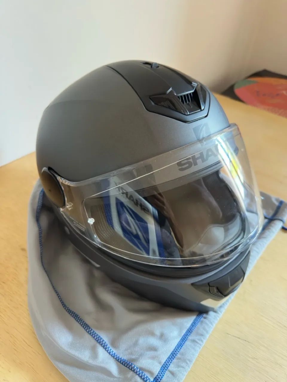 Capacete SHARK D-SKWAL 2 BLANC Tamanho 56 - Foto 4