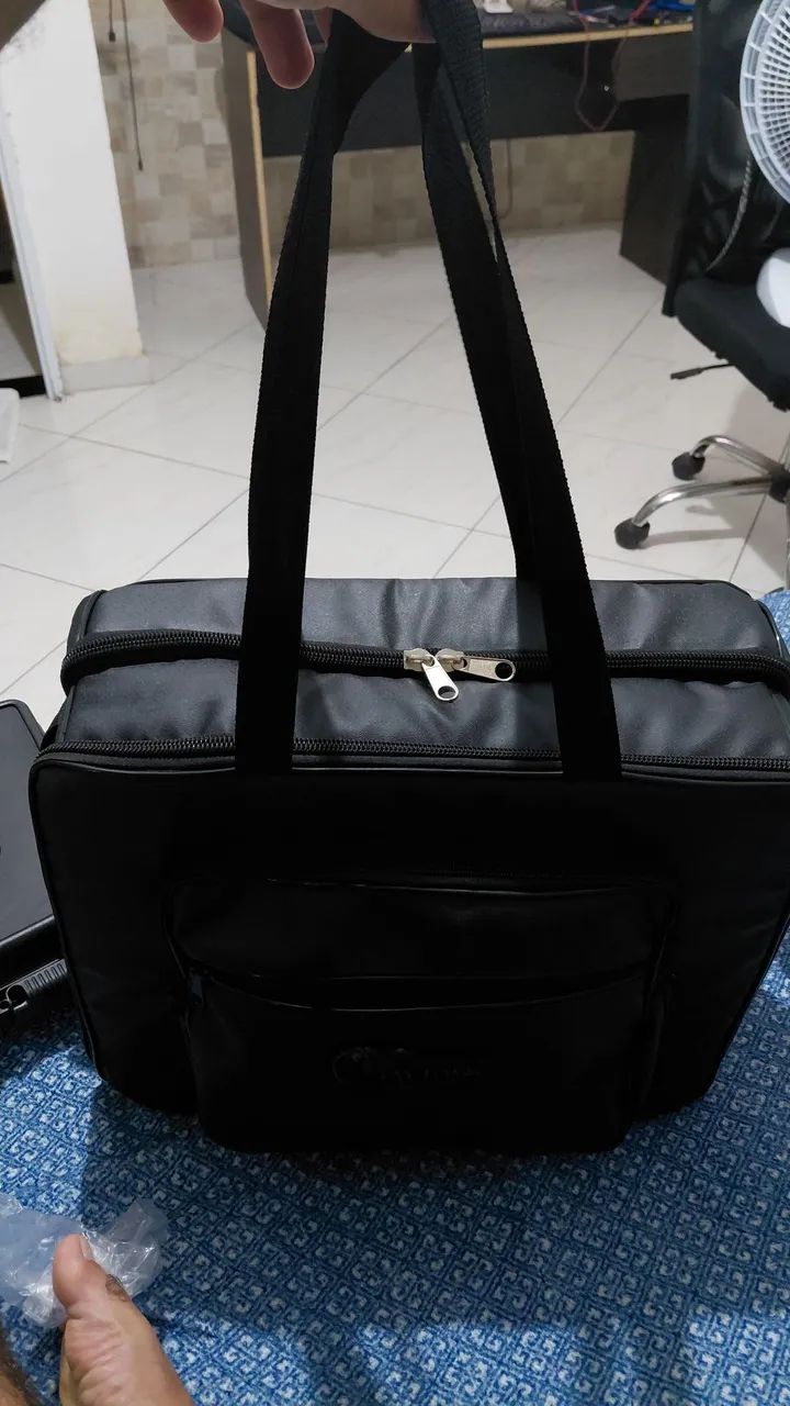 Bag case luxo para microfone