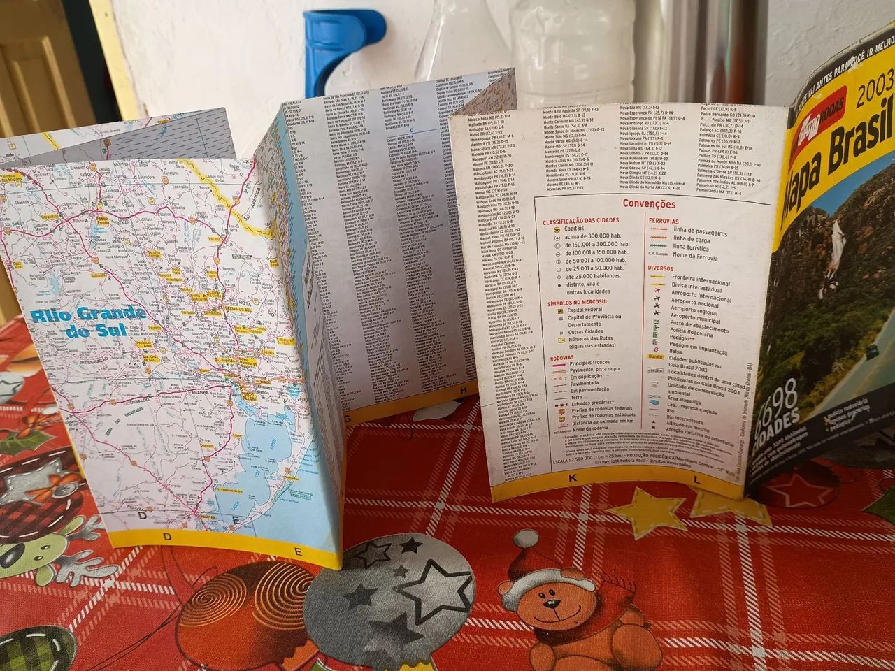 Guia de viagem e mapa do Brasil 2003 - Foto 5