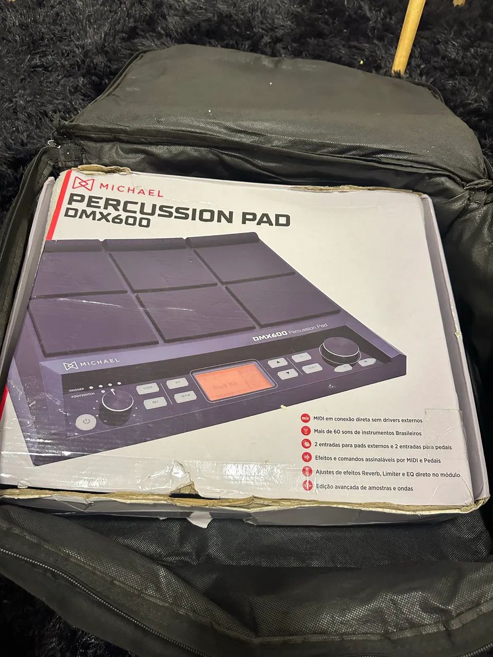Pad eletrônico Michael dmx 609