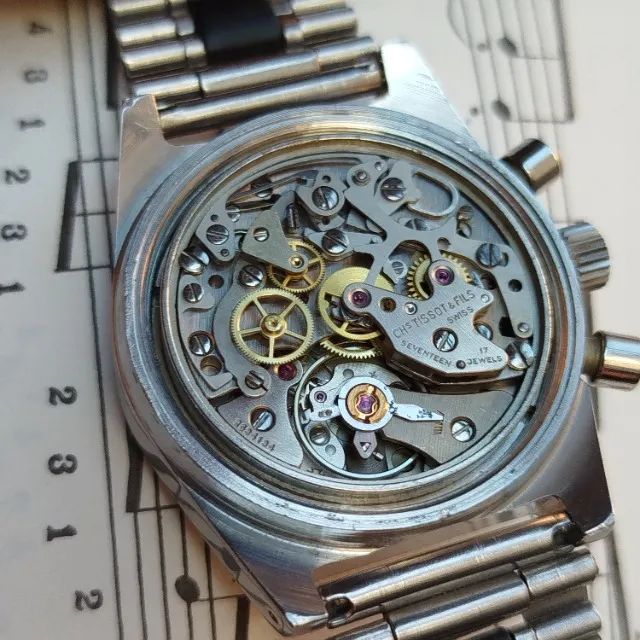 Relógio tissot pr516 cronógrafo lemania  - Foto 5