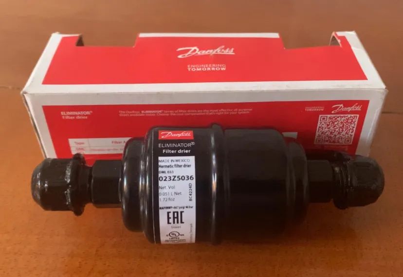 FILTRO SECADOR DANFOSS DML 033 - 3/8 ROSCA MODELO 023Z5036