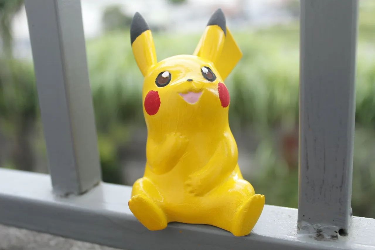 Estátua Pikachu Pokémon- Decoração Geek