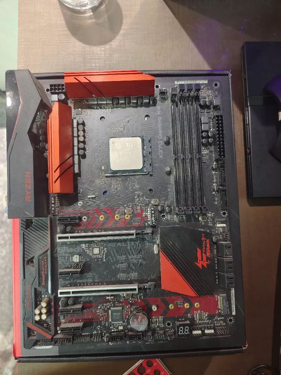 Kit ryzen 5 3600 placa mãe x370 - Foto 3