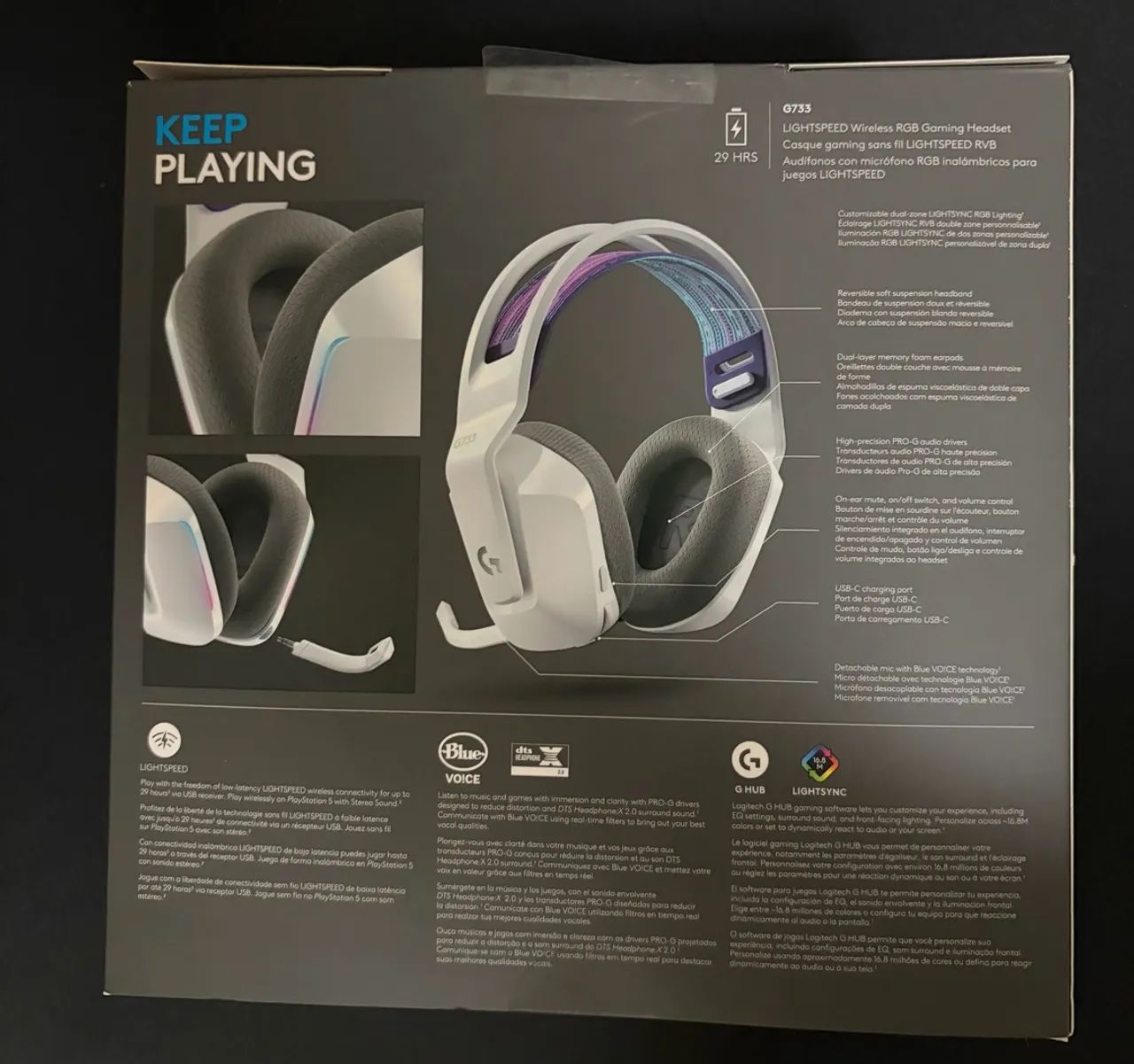 Headset logitech g733  - Foto 2
