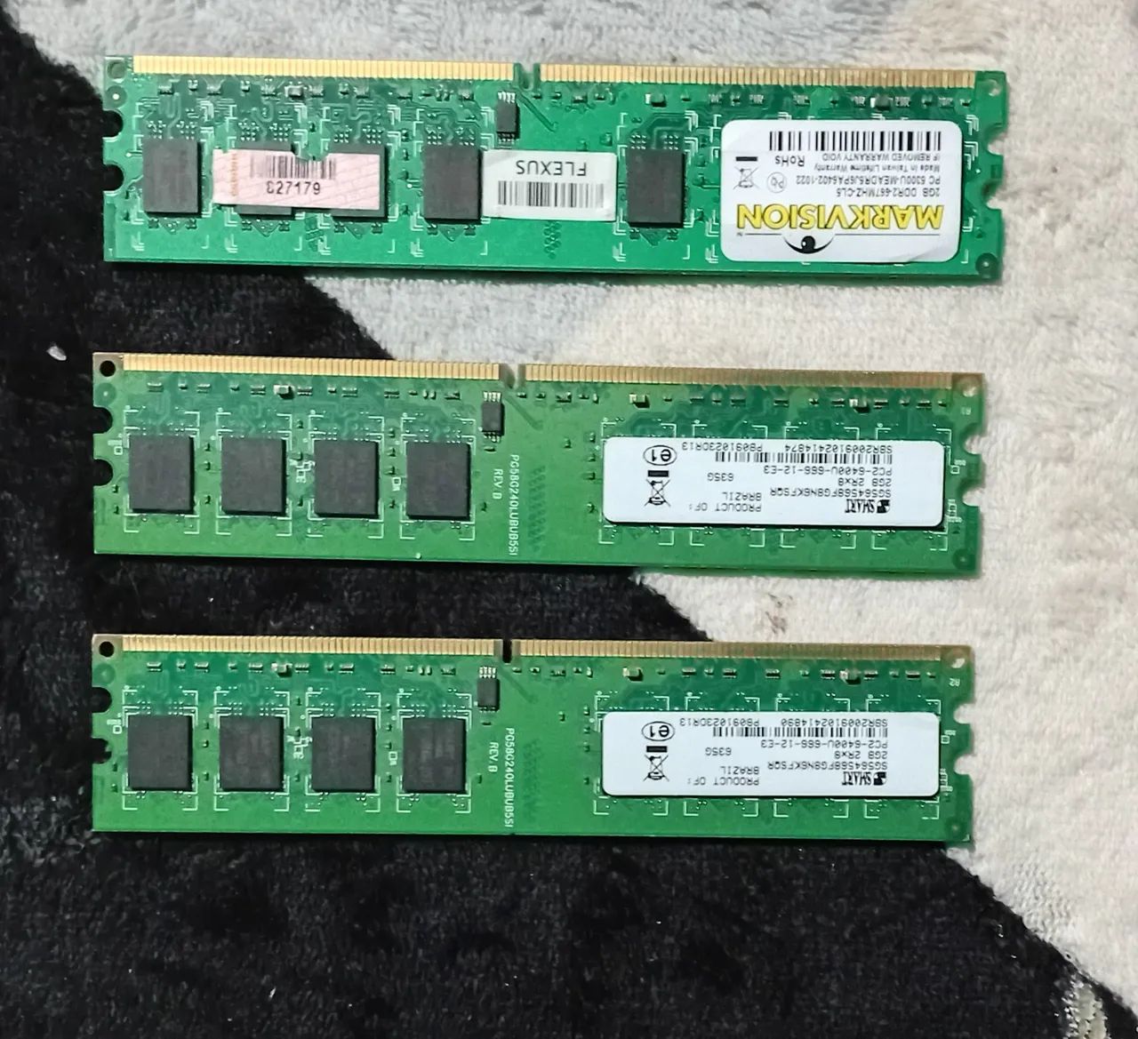 Memória ram Ddr2 2Gb para Pc 3 unidades 