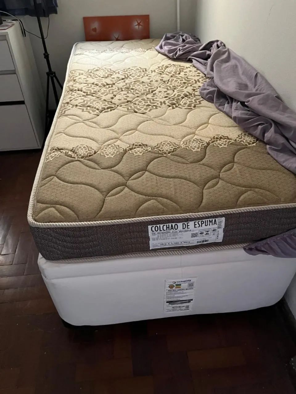 cama box baú de solteiro - Foto 2