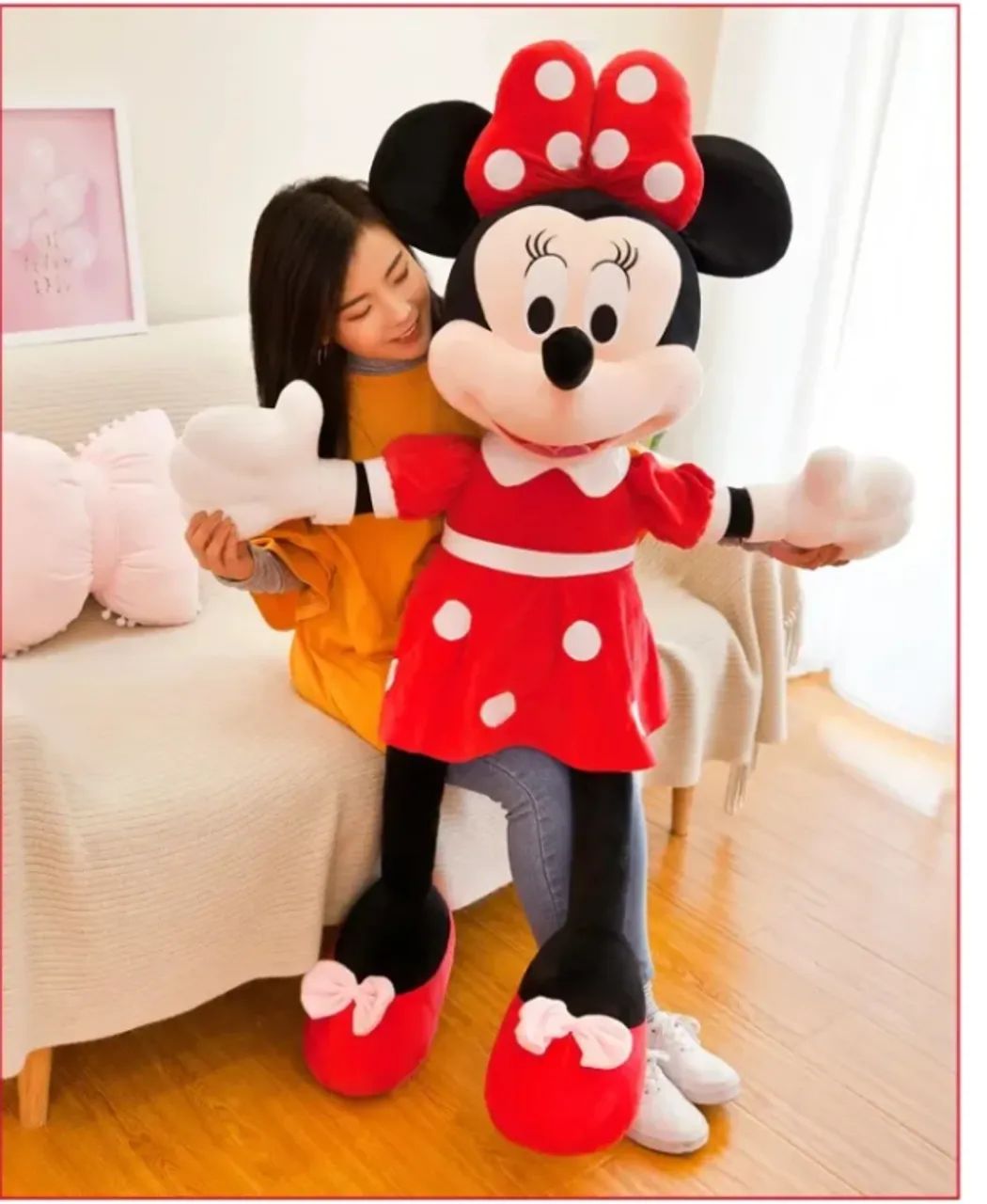 mickey e minnie de pelucia de 1 metro cada - Foto 2
