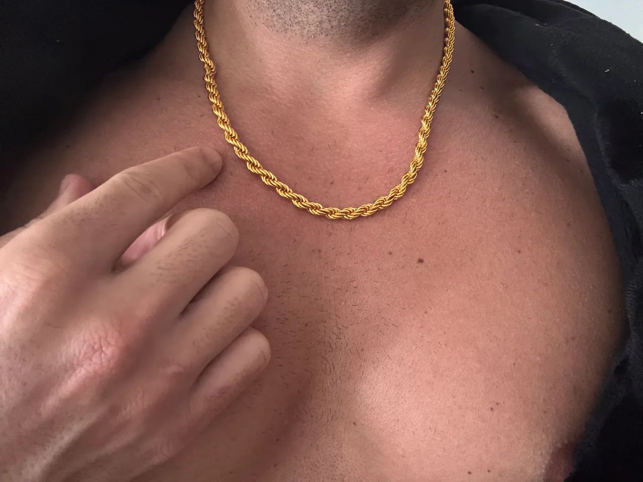 Colar / Corrente - Banho Ouro Amarelo - 56cm - Foto 3