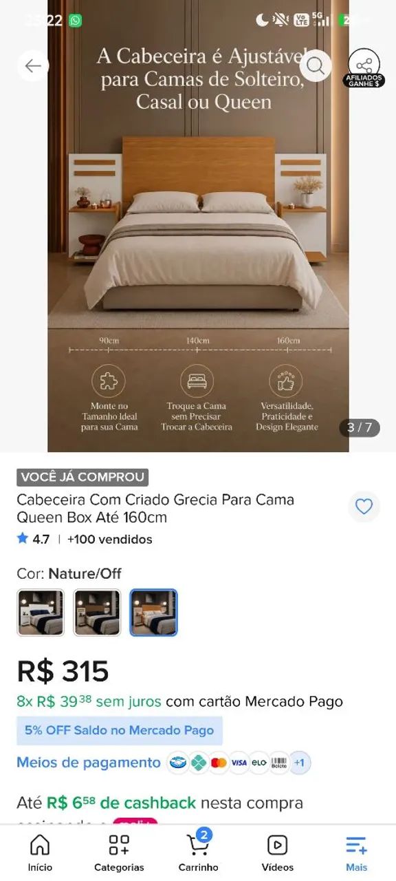 Cabeceira  - Foto 3