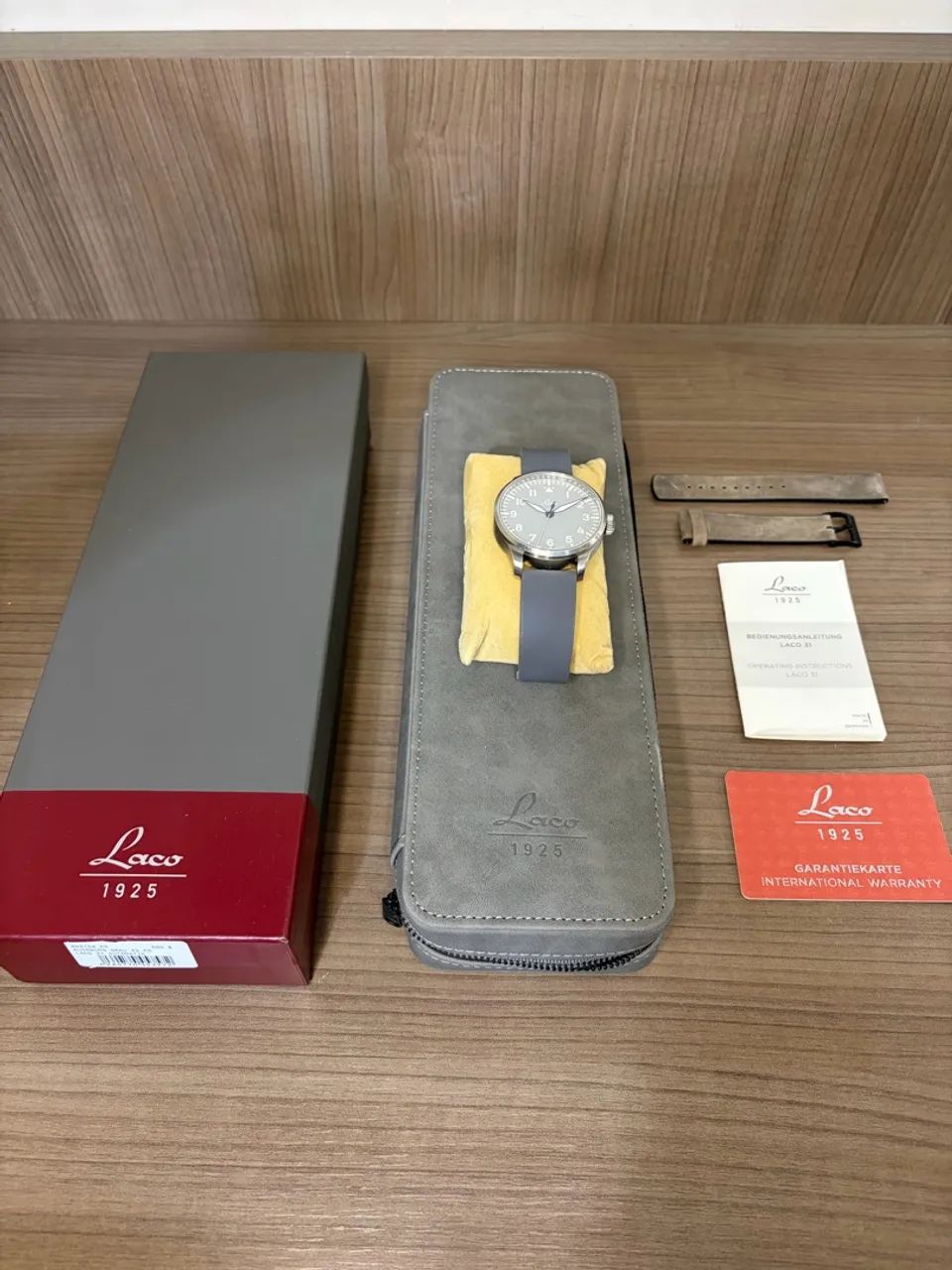 Relógio Laco Pilot Basic Augsburg Automático Cinza   - Foto 3
