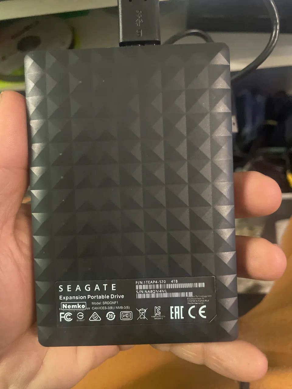 Hd da seagate de 4tera saudável 