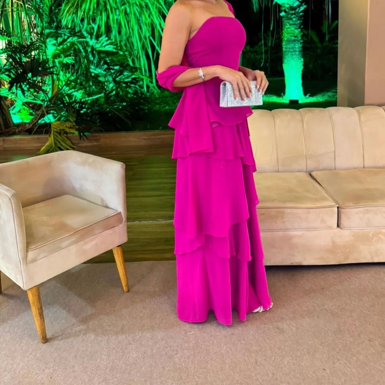 Vestido pink seminovo  - Foto 5