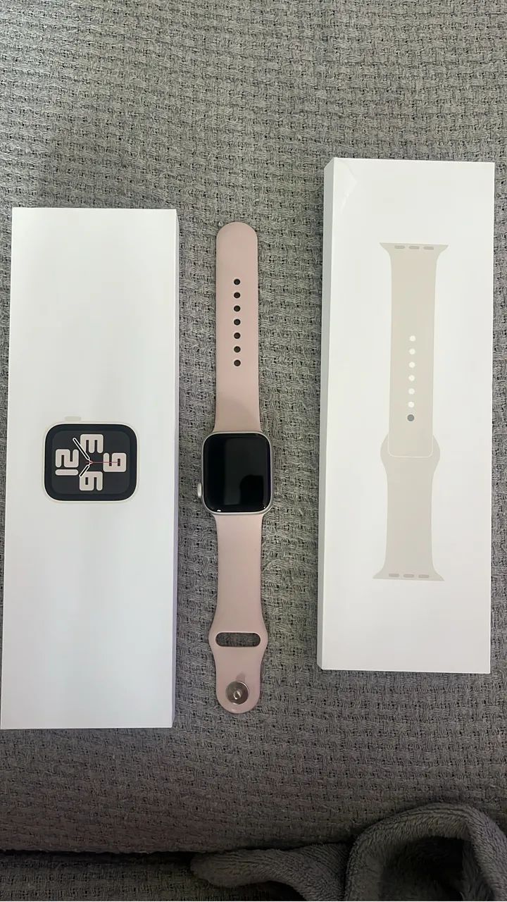 Vendo AppleWatch novo, modelo SE prata  - Foto 5