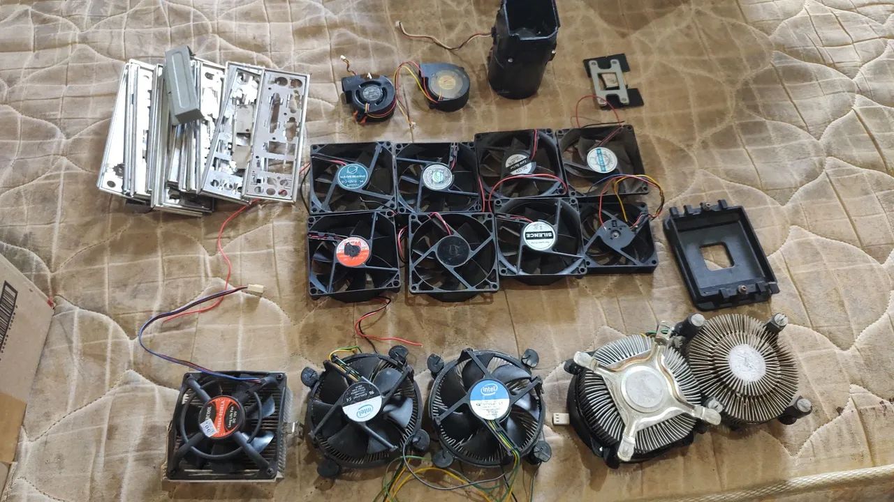 Coolers e ventoinhas, espelhos deplqca mãe de computador  - Foto 4