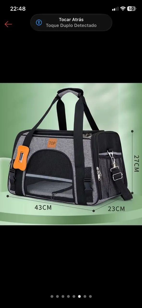 Bolsa de transporte pet